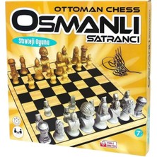 Starseven Ca Osmanlı Satrançı +7 Yaş Üzeri Için Büyük Ölçülü Ahşap Tahtalı Zeka-Strateji Oyunu