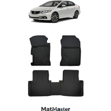MatMaster Honda Civic 2014 Model 5d Premium Ekstra Havuzlu Paspas