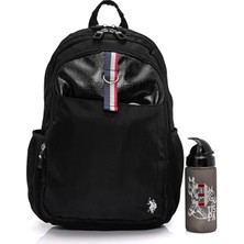Starseven U.s. Assn. U.s. Polo. Assn. Unisex Okul Çanta Seti PLSET2435303,SIYAH Tek Ebat