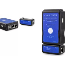 Uravas Store Kablo Test Cihazı RJ11 RJ45 RJ12 USB Siyah HDX6512