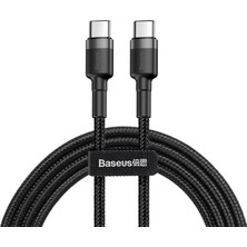Starseven Cafule, 3.0 A & & Data Aktarımı Kablosu, Flash/hızlı Şarj, 1 Metre, Gri/siy