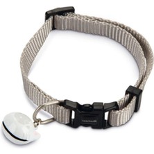Starseven Beeztees Boyun Tasması, Zilli, Gri, 20-30CM
