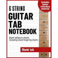 Starseven Independently Published Guitar Tab - Blank Tablature Sheets Including Chord Fingering Char