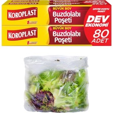 Starseven Büyük Boy Buzdolabı Poşeti Dev Ekonomi 80’li, Yeni Ekonomik Buzdolabı Poşeti Büyük Boy 30X42 Cm, Bp