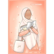 Starseven Independently Published Cahier Pour Femme Musulmane (Grand Format I A4 I 80 Pages I Lignés I Orange