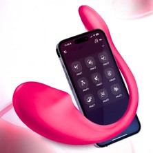 Starseven Femstar App Kontrollü Giyilebilir Iç Çamaşırı Vibratörü Telefonla Su Geçirmez USB Şarjlı Vib