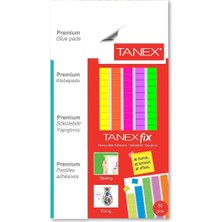 Starseven Tanex Fix Sökülebilir Hamur Yapıştırıcı 50 Gram Mix Color, TFIX005050