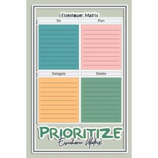 Starseven Independently Published Prioritize: Time And Task Management Planner: Urgent,ımportant Notebook/bas