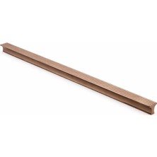 Starseven Foça Çizgili Bronz 512 mm 51.2 cm Çekmece Kulp Metal Dolap Kulbu Mutfak Banyo Gardırop