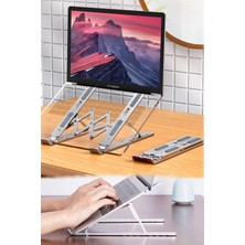 Starseven Chermik Dizüstü Yükseltici Alüminyum Stand, Tek Beden, CHRMK12967, Gümüş, Erkek