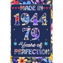Starseven Independently Published Made In 1944, 79 Th Year Of Perfection: 79 Th January Birthday Gifts For Wo