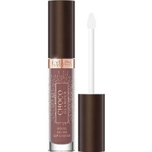 Starseven Eveline Cosmetics Choco Glamour Vinyl Parlak Dudak Efektli Vegan Likit Ruj 4,5 ml No 2 Deep Cherry