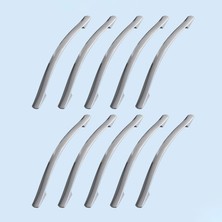 Starseven Elif Krom Metal 10 Adet Kulp 160 Mm-16 cm Mobilya Çekmece Mutfak Dolap Kapak Kulpları Kulbu Kulpu