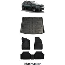 MatMaster Renault Duster 2026 Model 5d Premium Ekstra Havuzlu Paspas ve Bagaj Havuzu Set