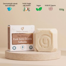 Şifa Doğal Yaşam Sağlıklı Ürünler Delya Taş Dövme Eşek Sütü Sabunu – Yenileyici El Yapımı Vegan Sabun