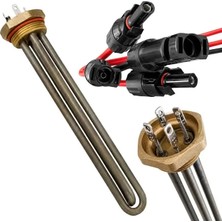HypAirs PM-29934 40MM Pirinç Başlıklı Solar Rezistans - Mc4 Konnektörlü Pabuçlu Tam Set