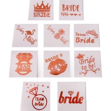 Starseven Bride To Dövme 10 Farklı Model - Varak Baskılı - BHZ123455498