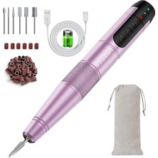 Starseven Hebeca Electric Nail Cutter 12'si 1 Arada Elektrikli Tırnak Törpüsü 20.000 Rpm Doğal Akril