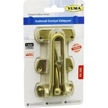 Starseven Chermik Yuma EK-200-701 (Sarı) Çelik Kapı Emniyet Kelepçe*60
