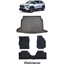 MatMaster Toyota Yaris Cross 2023 Model 5d Premium Ekstra Havuzlu Paspas ve Bagaj Havuzu Set
