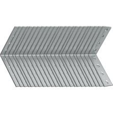Starseven Mobilya Dolap Duvar Sabitleme 25 Adet Metal Köşebent 20X80X80 mm Bağlantı Aparatı L Demiri Gönye