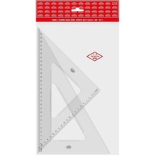 Starseven Hatas Teknik Okul Öğrenci Gönye Seti Büyük Boy (32 Cm) 30-60-90 45-45-90