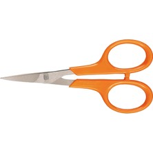Starseven Fiskars Kavisli Bıçaklı Manikür/nakış Makası, Toplam Uzunluk: 10 Cm, Sağ Sol Elini Kullananlar I