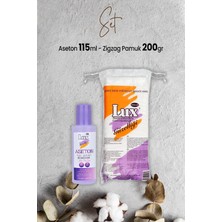 Starseven Lux Aseton 115 ml Zigzag Pamuk 200 gr