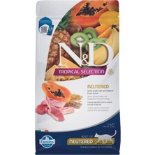 Starseven N&d Nd Tropical Selection Kısır 1,5kg Kuzu Etli Tropikal Meyveli Kısırlaştırılmış