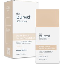 Starseven The Purest Solutions Sebum Dengeleyici & Matlaştırıcı Fondöten Spf 50, 30 Mililitre – Açık/or