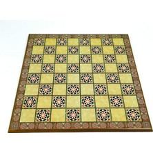 Starseven Desenli Polyester Vernik Kaplama Satranç Tahtası