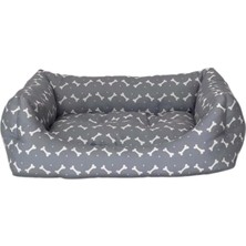 Starseven Pet Uniform Bone Gri-Beyaz Yatağı S 50X60CM