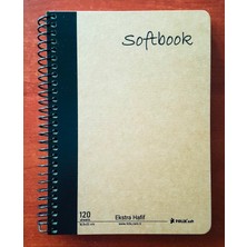 Starseven Ekstra Hafif Sert Kapak Spiralli Defter 16,5X23CM 120 Yp. Kareli̇