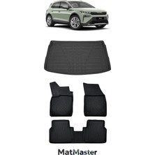 MatMaster Skoda Elroq 2026 Model 5d Premium Ekstra Havuzlu Paspas ve Bagaj Havuzu Set