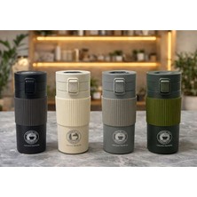 Starseven 350 ml Paslanmaz Çelik Termos Dereceli Mug - Sızdırmaz Kapaklı Çift Katmanlı Dereceli Termos ALK46