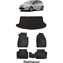 MatMaster Ford Fiesta 2016 Model 5d Premium Ekstra Havuzlu Paspas ve Bagaj Havuzu Set