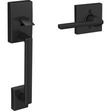 Starseven Schlage FE285 Cen 622 Lat Col 16-080 10-027 134 Ön Giriş Kolu Seti, Collins Trim, Mat Siyah
