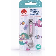 Starseven Anchor Bebek Tırnak Makası, Paslanmaz Çelik, Zincirli Tasarım, Bpa Free, Güvenli Nazik Kesim