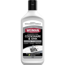Starseven Weiman Lavabo Paslanmaz Çelik Temizleyici & Polish, 8 Fl Oz
