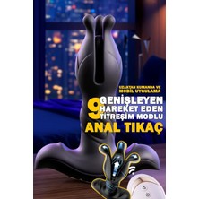 Starseven Do It Love - Genişleyen Hareketli, Titreşimli Tıkaç - 9 Hareket + 9 Titreşim + Eğitici - Uz
