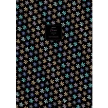Starseven Flower - Lined Pages - A4 - Premium: (Dark Winter Edition) Fun 192 Lined Pages (A