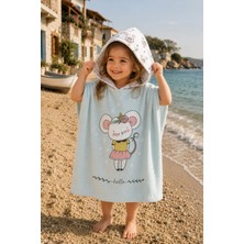 Evdek Pleasant Mouse Çocuk Panço Plaj Havlusu