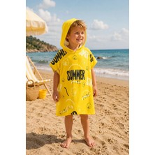 Evdek Summer Çocuk Panço Plaj Havlusu
