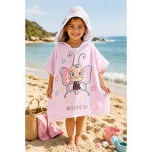 Evdek Flower Fairy Çocuk Panço Plaj Havlusu