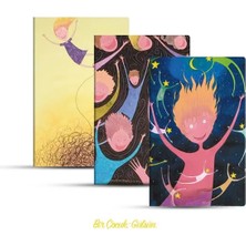 Uravas Store Üçlü Çizgili Defter Seti: Bir Çuk: Gülsün