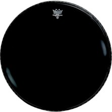 Starseven Remo P3-1026-ES- Powerstroke 3 Ebony 26INC 5ınc Black Dynamo Bas Davul Derisi