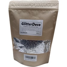 Starseven 500GR Glitter Gümüş Tozu Iri Taneli Chunky – Epoksi, Boya, Resin Art, Mum, Nail Art,dekorasyon