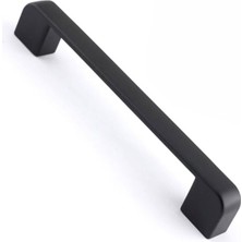 Starseven 10 Adet Gölcük Siyah 128 mm Mutfak Kulbu Çekmece Dolap Kulpu Dolabı Kulpları Metal Kulp Mob