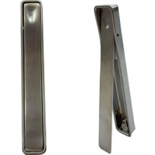 Starseven Zxx 564 Sürme Kapı Alından Çekilen Gömme Kulp 96 mm Inox Renk 16 x 2.5 cm