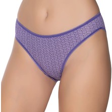 Gümüş 6067 12'li Kadın Likralı Desenli Bikini